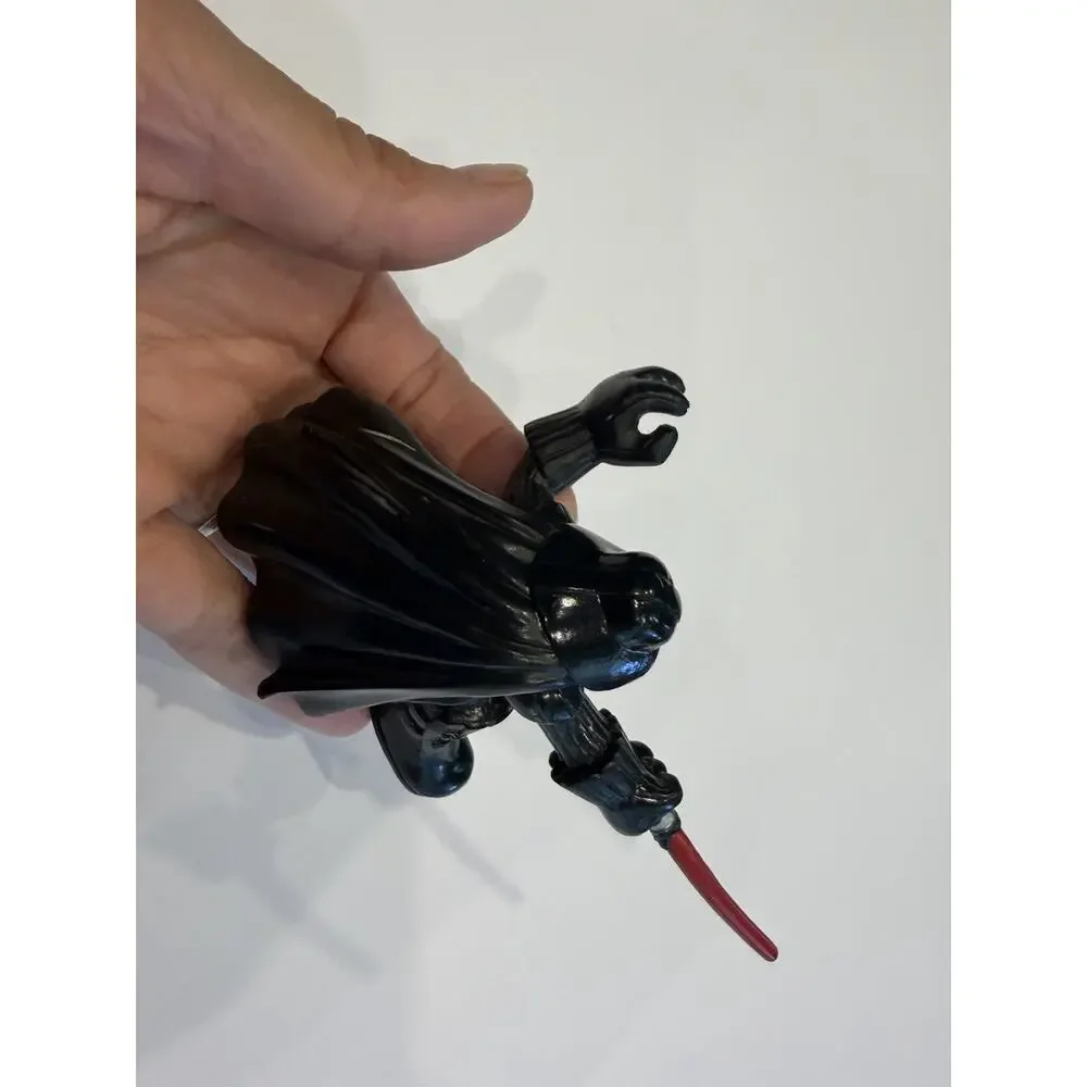 Hasbro Star Wars Darth Vader Action Figure Red Lightsaber 2001 LFL Black Cape